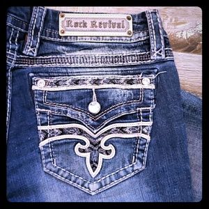 32 easy boot Rock Revival authentic jeans